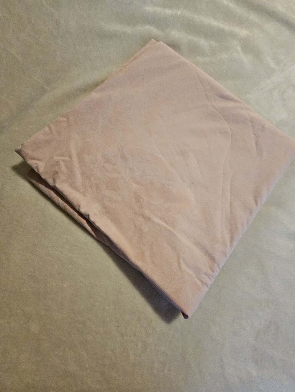 Ralph Lauren Dusty Pink Paisley Jacquard Flat Sheet - King Size